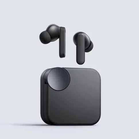TWS Wireless Earbuds with Compact Magnetic Charging Case – Black Shopeazzy