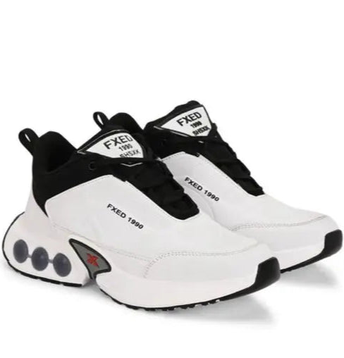 FXED 1990 White Sports Sneakers for Men Shopeazzy